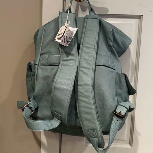 Free People Brigade Backpack Blue - Picture 3 of 5